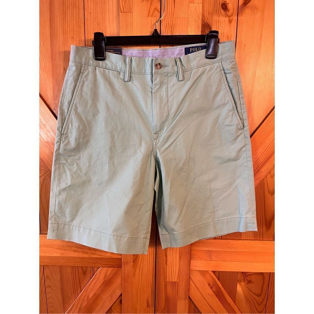 Polo Ralph Lauren Classic Fit 9" Light Green Shorts Men’s Size 30 nwt (2965)